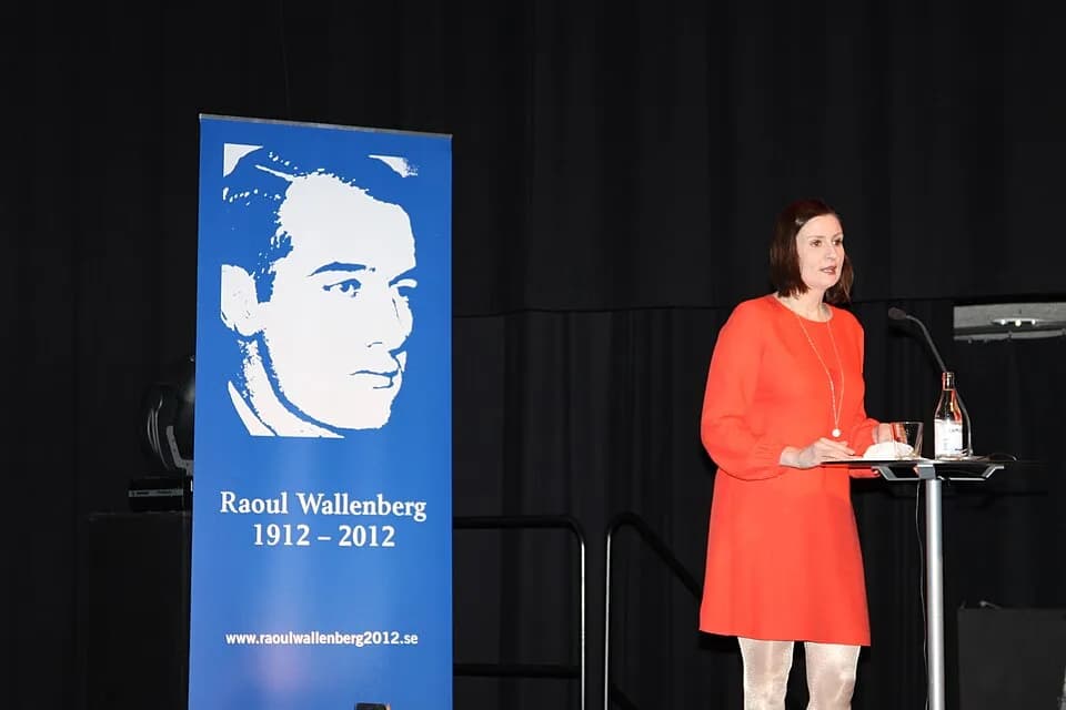Raoul Wallenberg - EU- and Democracy Minister Birgitta Ohlsson 

On April 19, 2012, the Days of Remembrance ceremony was broadcast from the U.S. Capitol Rotunda at a special event at Kulturhuset in St