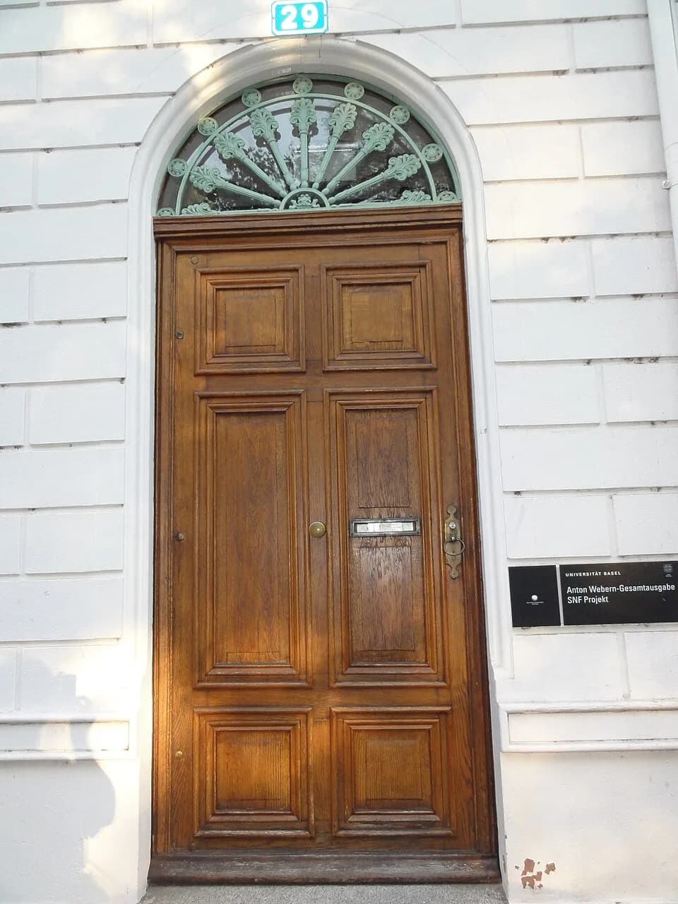 Anton Webern - Basel, Petersgraben 29