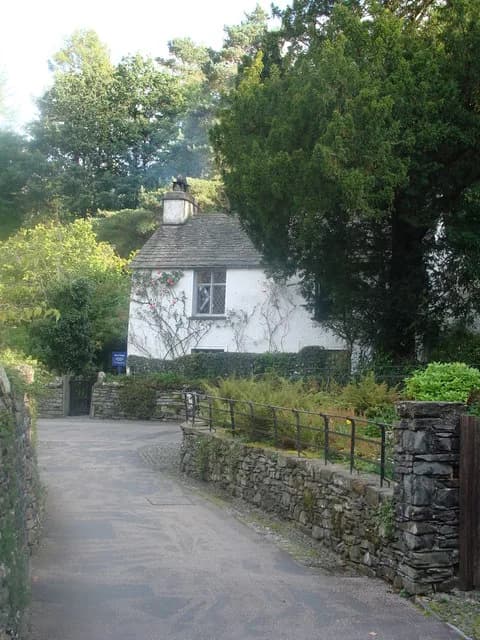 Thomas De Quincey - Dove Cottage The home for several years of William Wordsworth just outside the village of Grasmere.