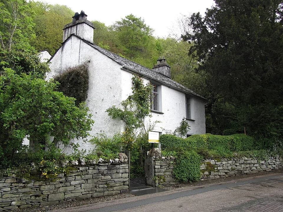 Thomas De Quincey - "Dove Cottage", home of William Wordsworth, near Grasmere, England.