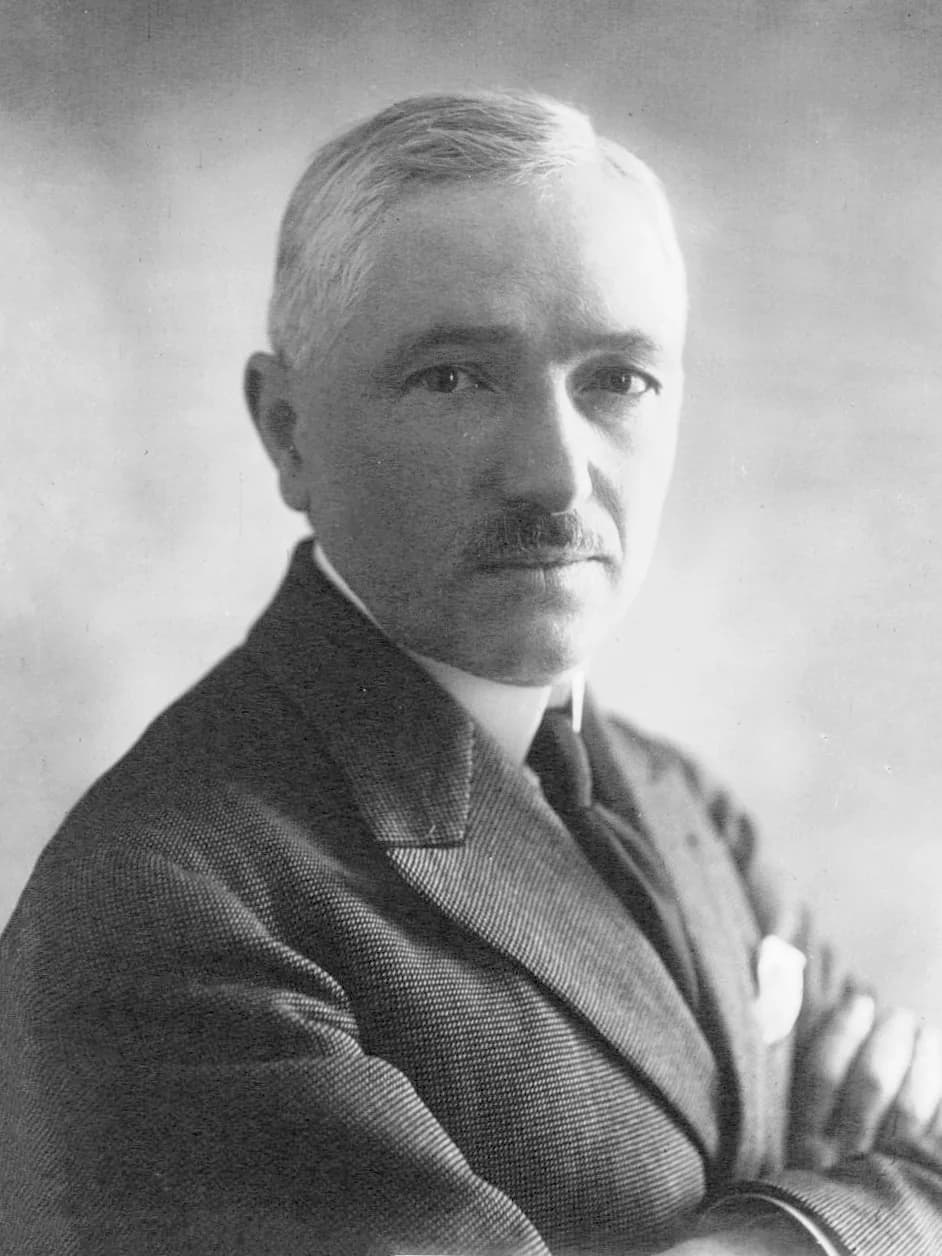 Jules Rimet - Portrait of Jules Rimet, FIFA president (1921-1954).