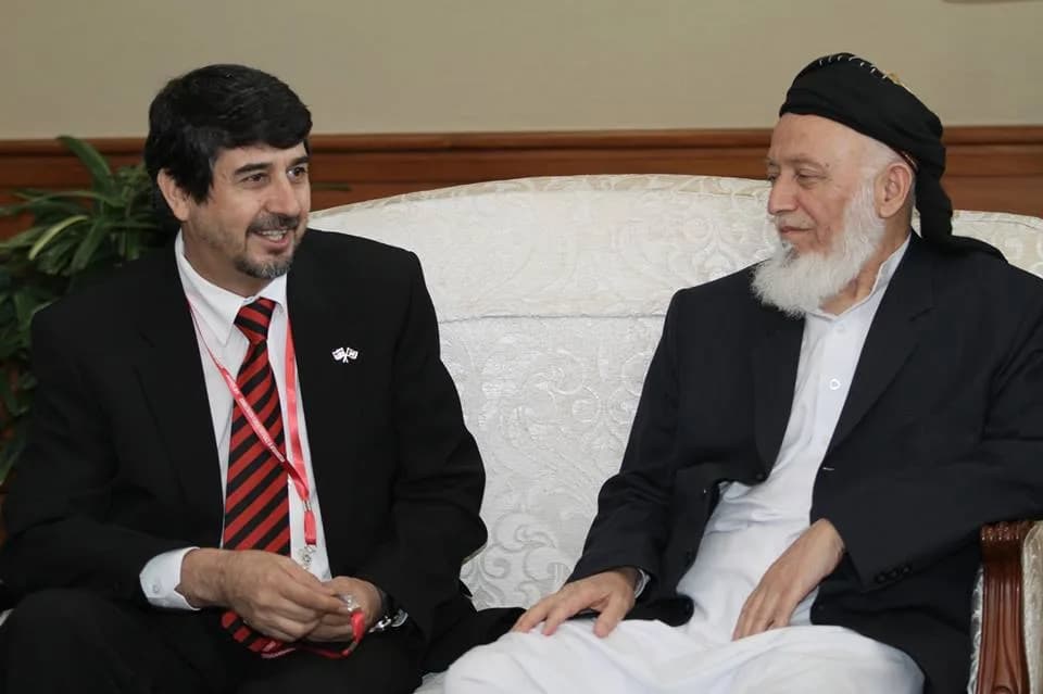 Burhanuddin Rabbani - فضل الرحمن فاضل با شهید استاد پروفیسور برهان الدین ربانی
