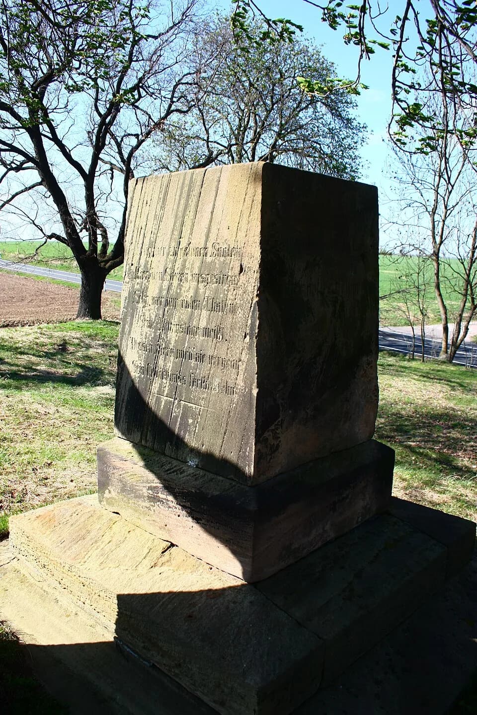 Elizabeth of Hungary - Gedenkstein für die Heilige Elisabeth von Thüringen auf dem Bierhügel bei Salzmünde