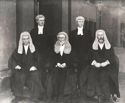 Edmund Barton - Hca bench and officials 1903.jpg