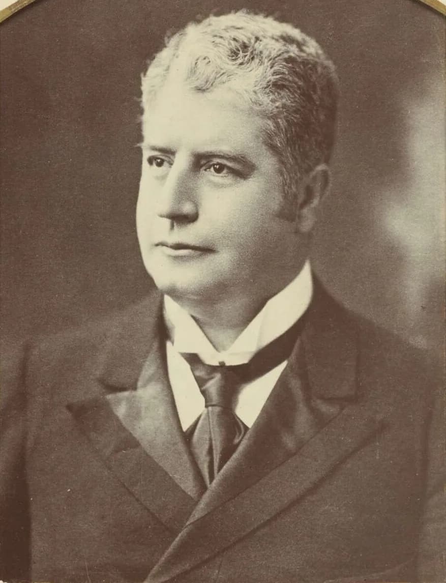 Edmund Barton - Edmund Barton (leader of Convention) [picture]. 1898. 1 of 1 album (54 photographs) : b&amp;w ; album 28 x 38 x 9.5 cm., portraits approx. 14 x 9.5 cm.