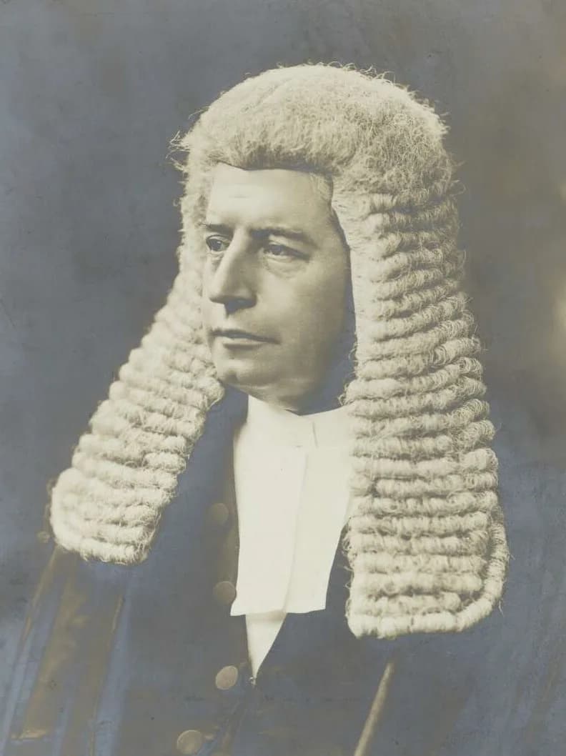 Edmund Barton - Edmund Barton (1849-1920) in 1903 as Justice of the High Court of Australia.