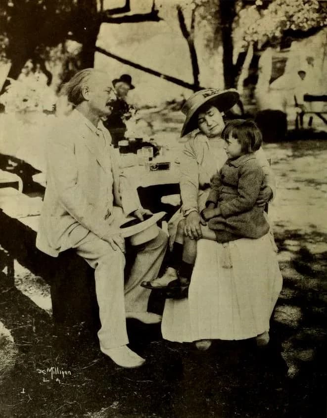 Ignacy Jan Paderewski - Ignacy Jan Paderewski, his wife, and Jackie Coogan, on page 34 of the February 1922 Photoplay.