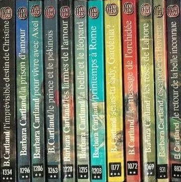 Barbara Cartland - Quelques ouvrages en français de Barbara Cartland.