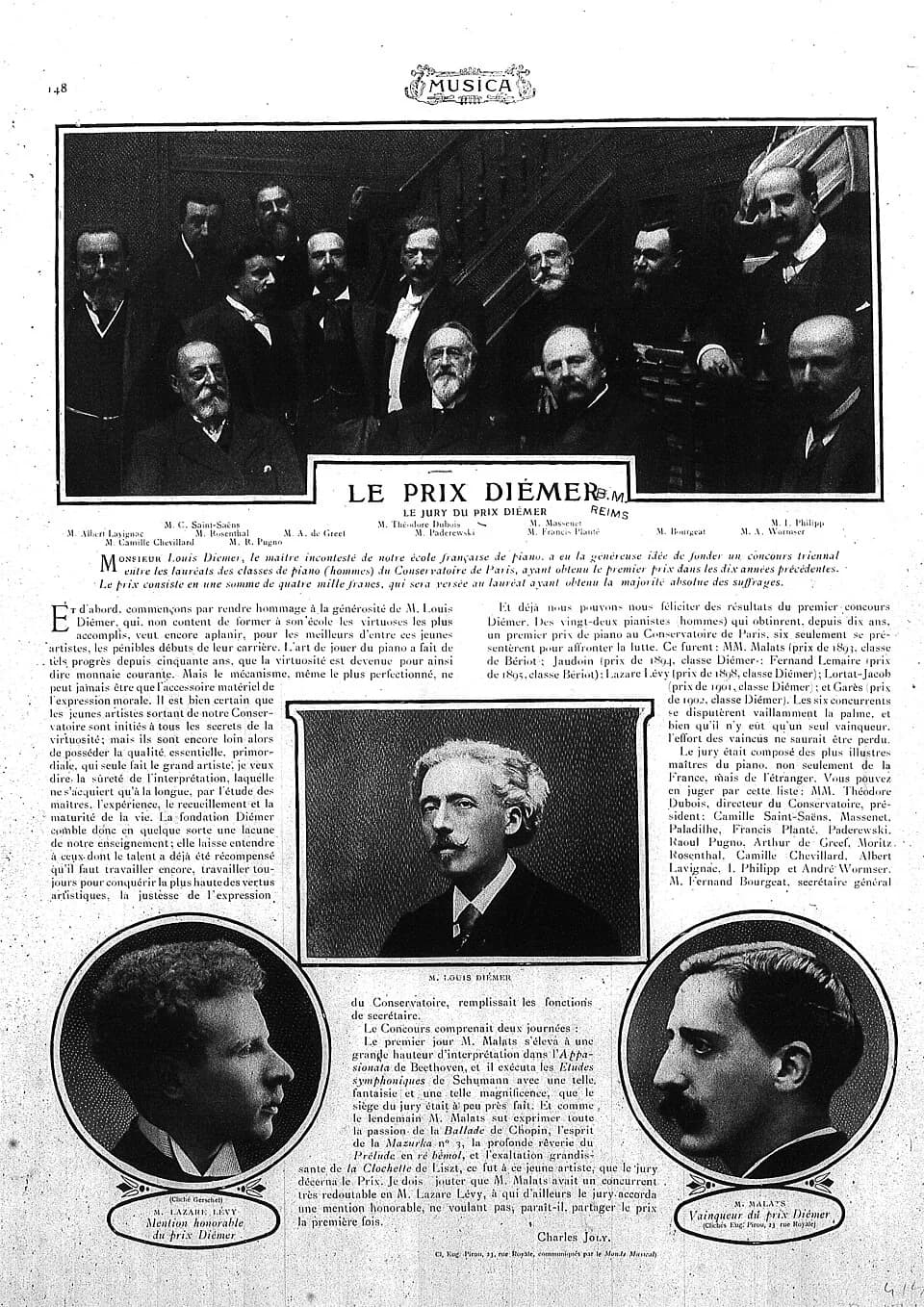 Ignacy Jan Paderewski - issu du fond iconographique d ela bibliothèque de reims.