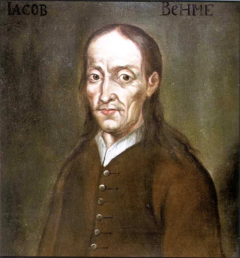 Jakob Böhme - Posthumes Bildnis Jakob Böhme (1575–1624); Portrait von Gottlob Glymann ohne Jahr