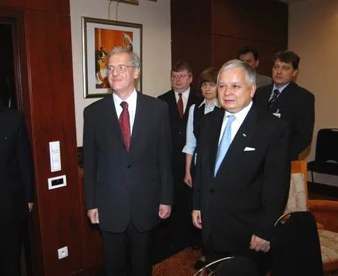 László Sólyom - President of Poland Lech Kaczyński and president of Hungary Laszló Sólyom.