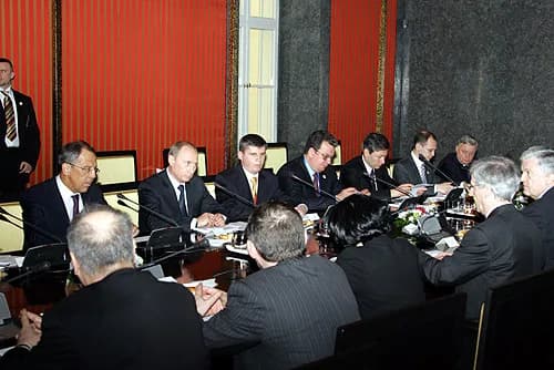 László Sólyom - BUDAPEST. Russian-Hungarian talks in an extended format.
