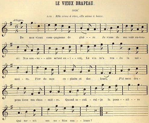 Pierre-Jean de Béranger - Une chanson de Béranger, un air ancien.