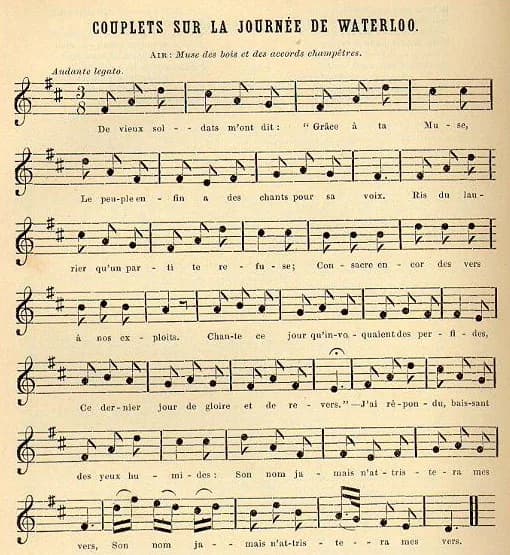 Pierre-Jean de Béranger - Une chanson de Béranger.