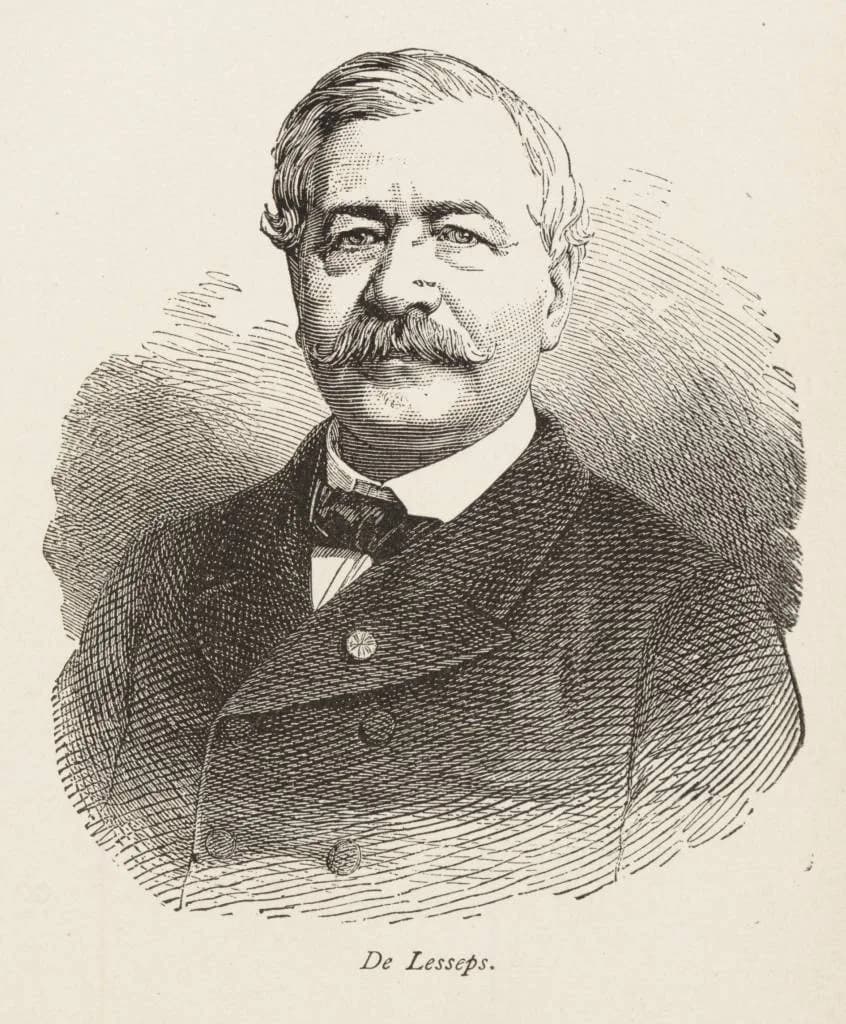 Ferdinand de Lesseps - A portrait of M. de Lesseps.