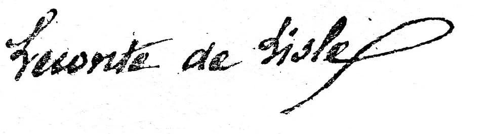 Charles Marie René Leconte de Lisle - Signature Leconte de Lisle