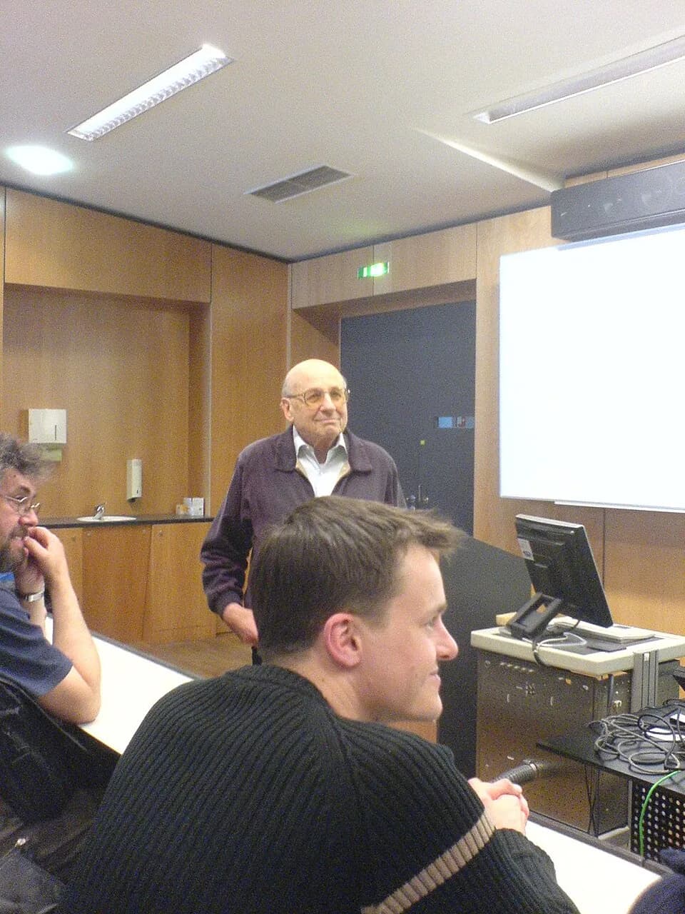 Walter Kohn - Walter Kohn at a lecture at the University of Graz, Austria