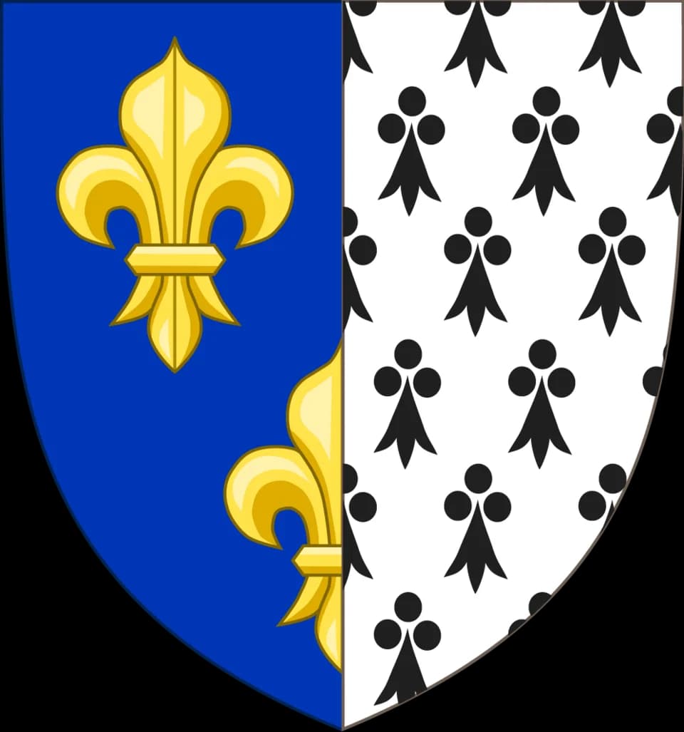 Anne of Brittany - CoA of the duchess of Brittany and Queen of France, Anne of Britanny, wife of the kings Charles VIII and Louis XII. To improve if necessary.