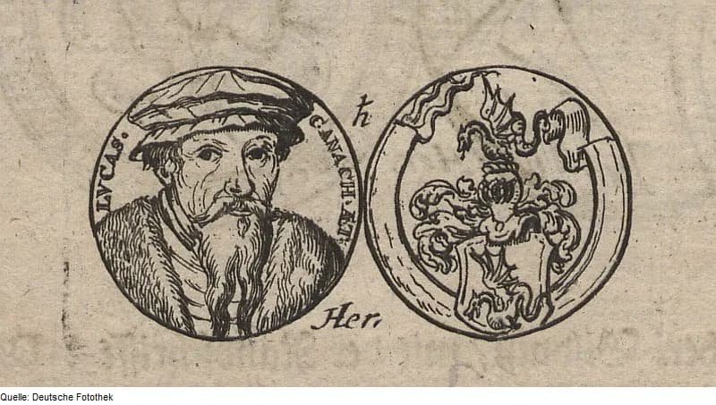 Lucas Cranach the Elder - Original image description from the Deutsche FotothekMünze &amp; Gedenkmünze &amp; Schaumünze &amp; Medaille