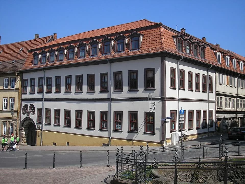 Lucas Cranach the Elder - Das Cranachhaus am Hauptmarkt in Gotha (Thüringen).