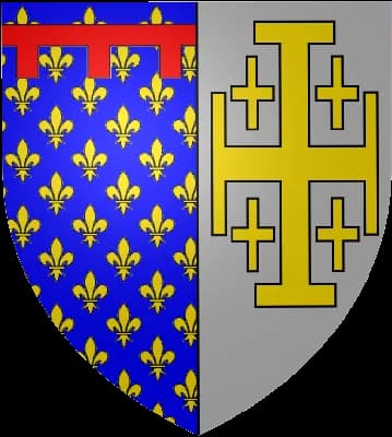 Charles I of Naples - Armoiries Anjou Jérusalem.png