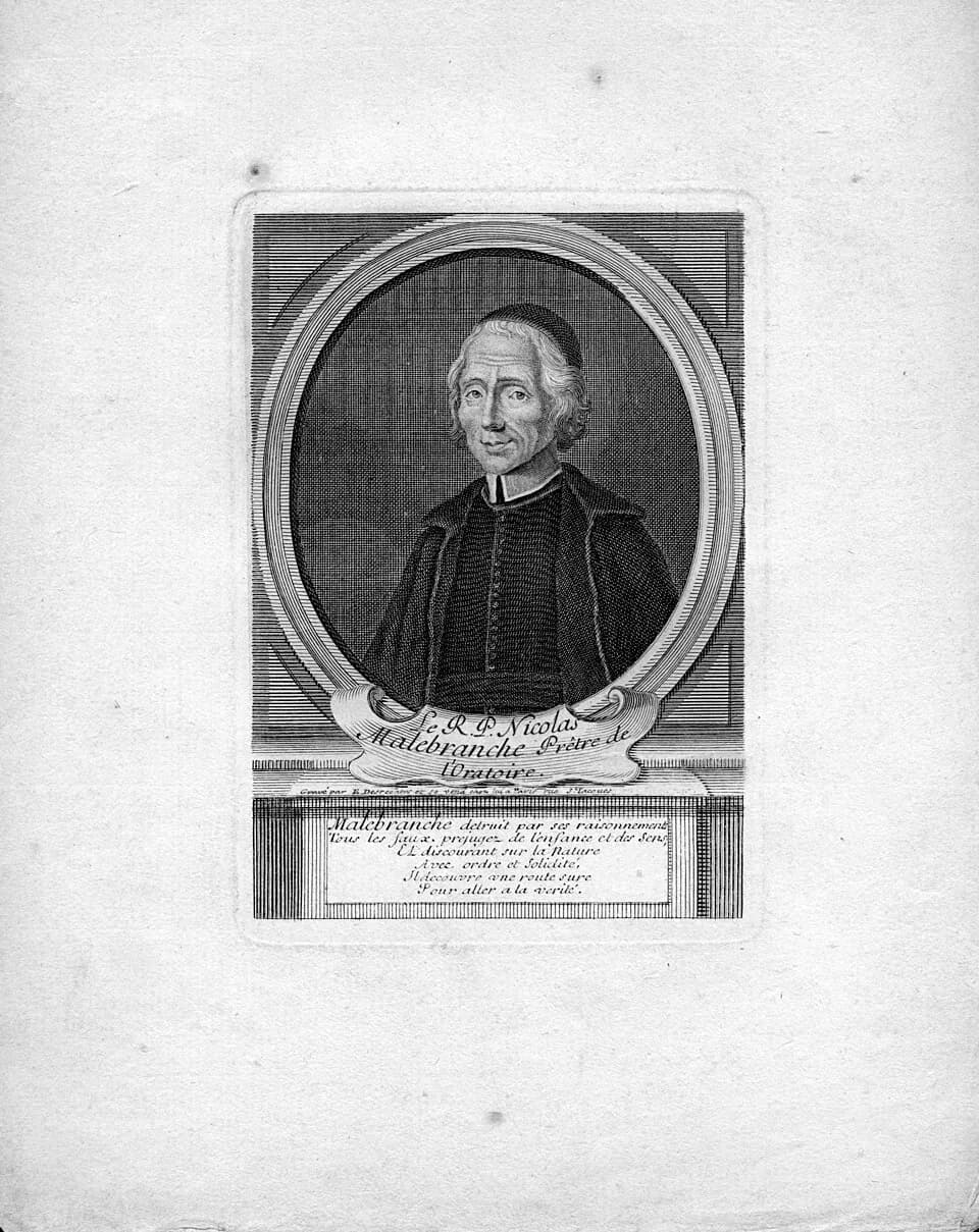 Nicolas Malebranche - portrait gravé