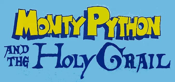 Terry Jones - Official logo of the movie Monty Python and the Holy Grail