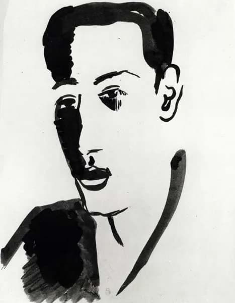 Robert Delaunay - Ilarie Voronca, portrait by Robert Delaunay