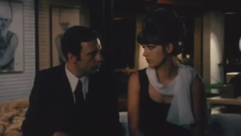 Jean-Louis Trintignant - Screenshot dal film La matriarca (1968) di Pasquale Festa Campanile
