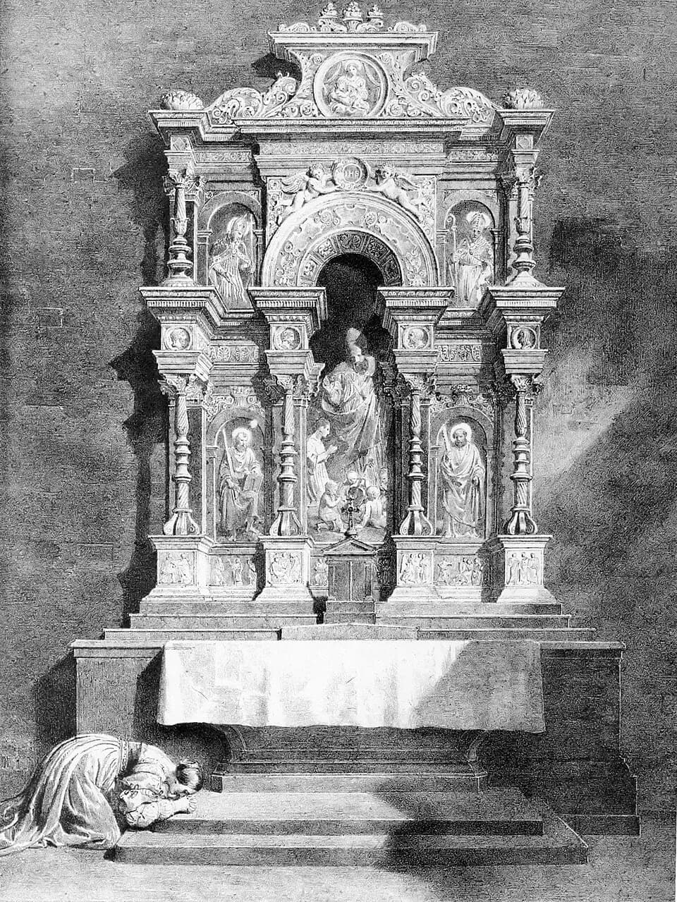 Jean-Honoré Fragonard - Autel d'Olbein - Cathédrale de Saint-Claude (Jura)