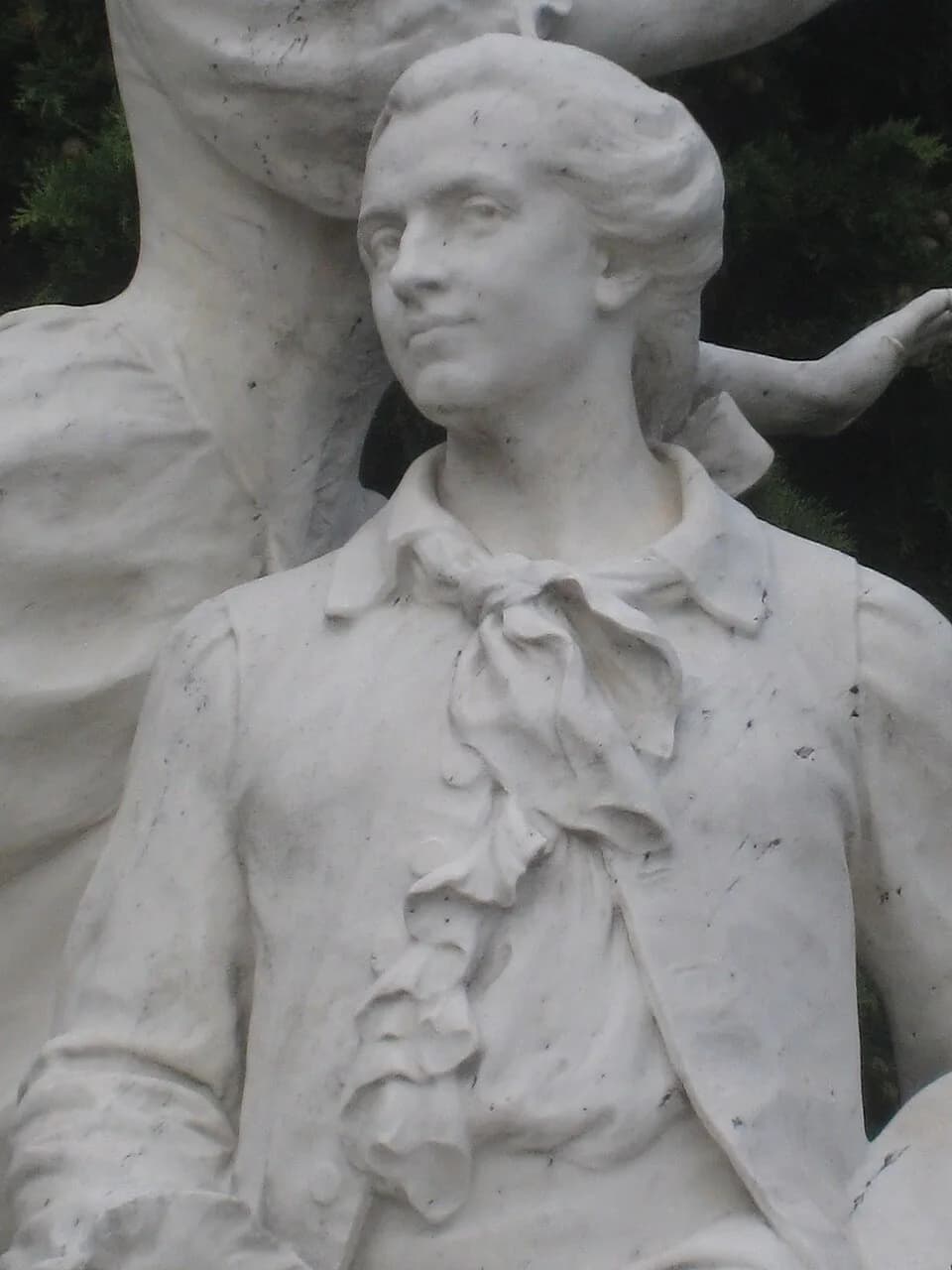 Jean-Honoré Fragonard - Detail of the Monument to Jean-Honoré Fragonard (1907) by Auguste Maillard (1922-1944), located in Grasse, France.