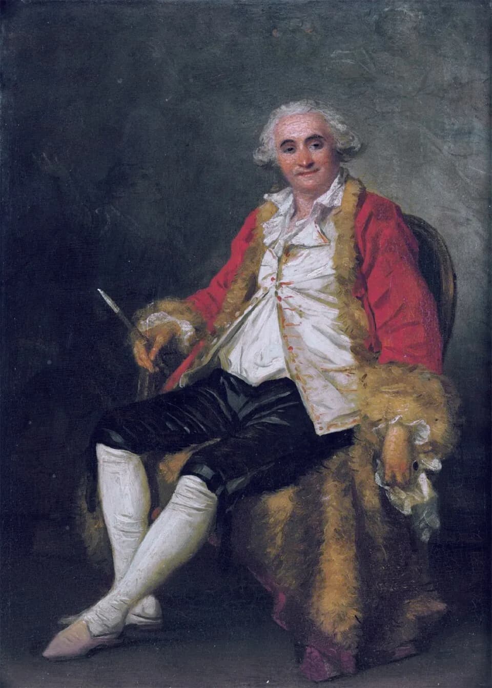 Jean-Honoré Fragonard - Portrait of Jean-Honoré Fragonard (1732-1806), French painter.
