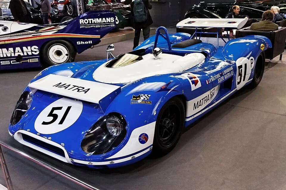 Jack Brabham - Une Matra MS 650 présentée lors du salon Retromobile 2013.