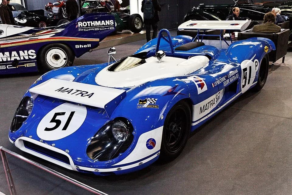 Jack Brabham - Une Matra MS 650 présentée lors du salon Retromobile 2013.