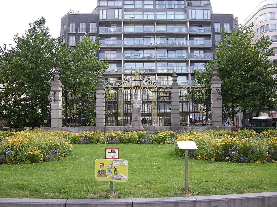 Auguste Beernaert - Monument of August Beernaert - Place Marie-José - Ostend - july 2009