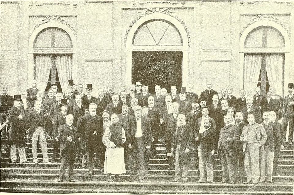 Auguste Beernaert - Identifier: from1800to1900wo00morr (find matches)
Title: From 1800 to 1900. The wonderful story of the century; its progress and achievements ..
Year: 1899 (1890s)
Authors:  Morris
