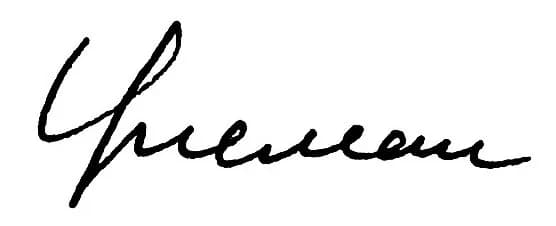 Raymond Queneau - Signature de Raymond Queneau, scan d'après lettre à l'User.
This signature is believed to be ineligible for copyright and therefore in the  public domain because it falls below the r