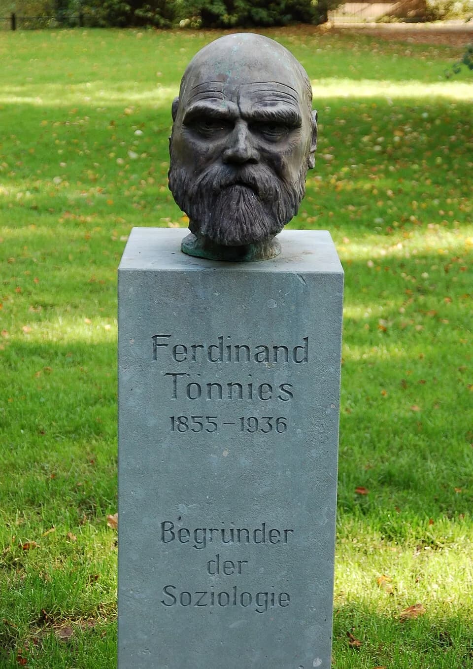 Ferdinand Tönnies - Bust of Ferdinand Tönnies at Husum Castle, Germany