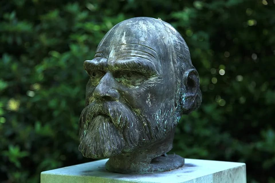 Ferdinand Tönnies - Ferdinand-Tönnies-Denkmal im Schlosspark in Husum