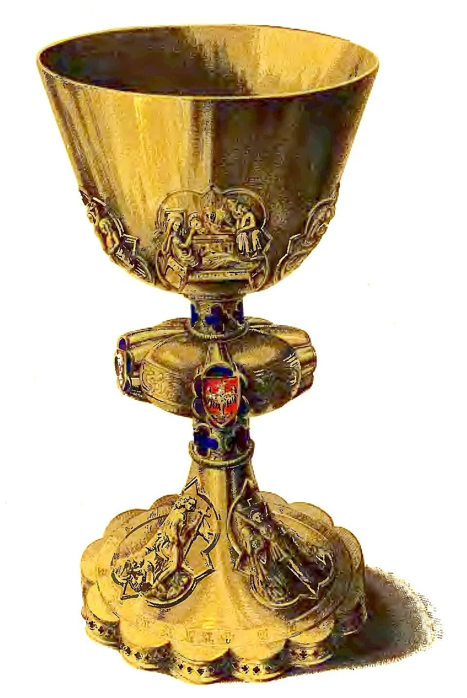 Casimir III the Great - Stopnica chalice f XIV century founded by Casimir III of Poland