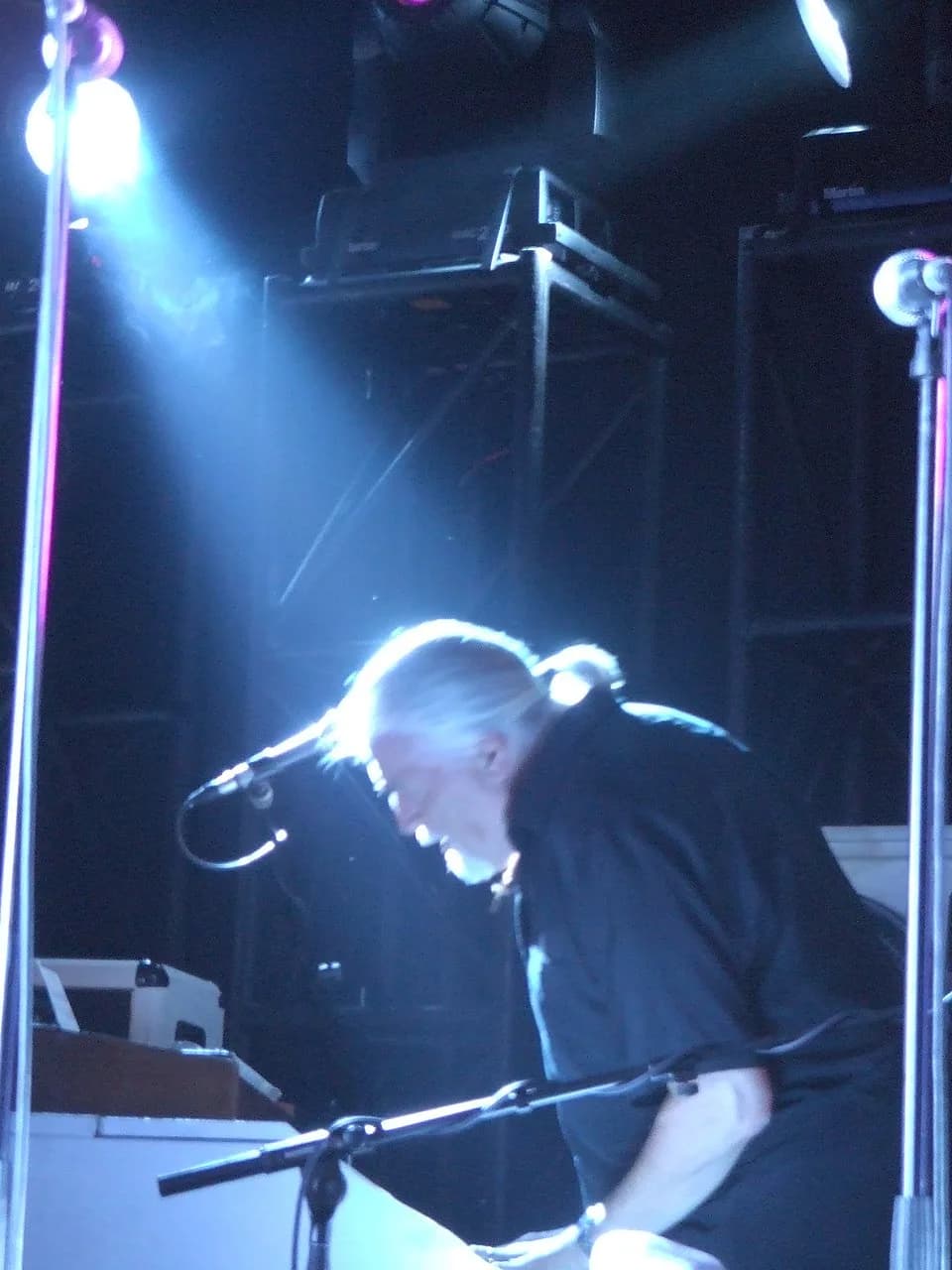 Jon Lord - Jon Lord on stage for the Sunflower Jam, London, 2007