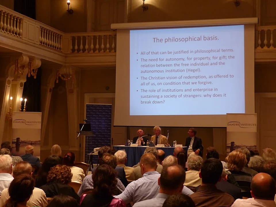 Roger Scruton - Sir Roger Scruton gave a lecture in Budapest: Europe and the Conservative Cause. Taken on the 19th of September, 2016. Centre for Humanities and Social Sciences
