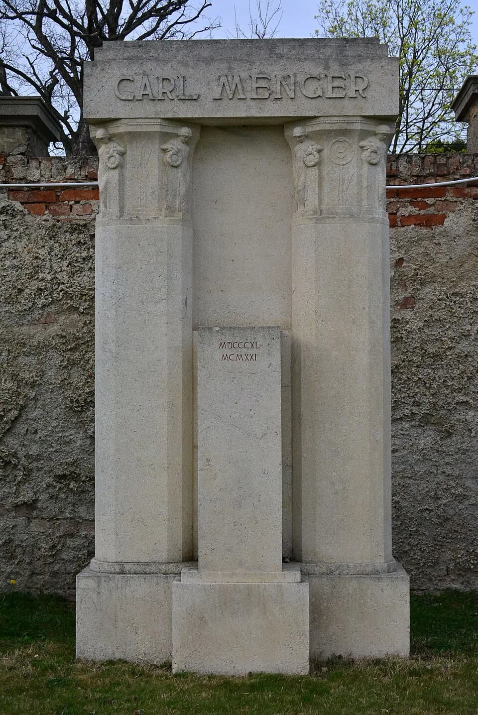 Carl Menger - Ehrengrab von Carl Menger auf dem Wiener Zentralfriedhof