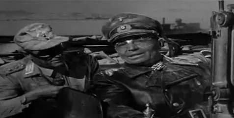 James Mason - Screenshot of James Mason from the film The Desert Rats.