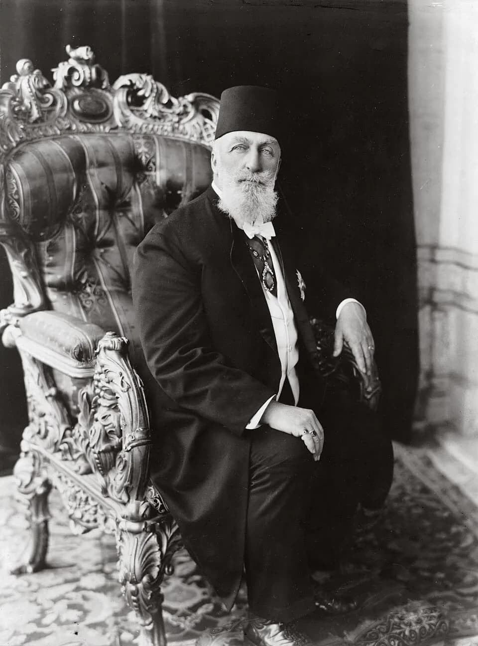 Abdülmecid II - Portrait of the last Caliph Abdülmecid II of the Ottoman Dynasty.
