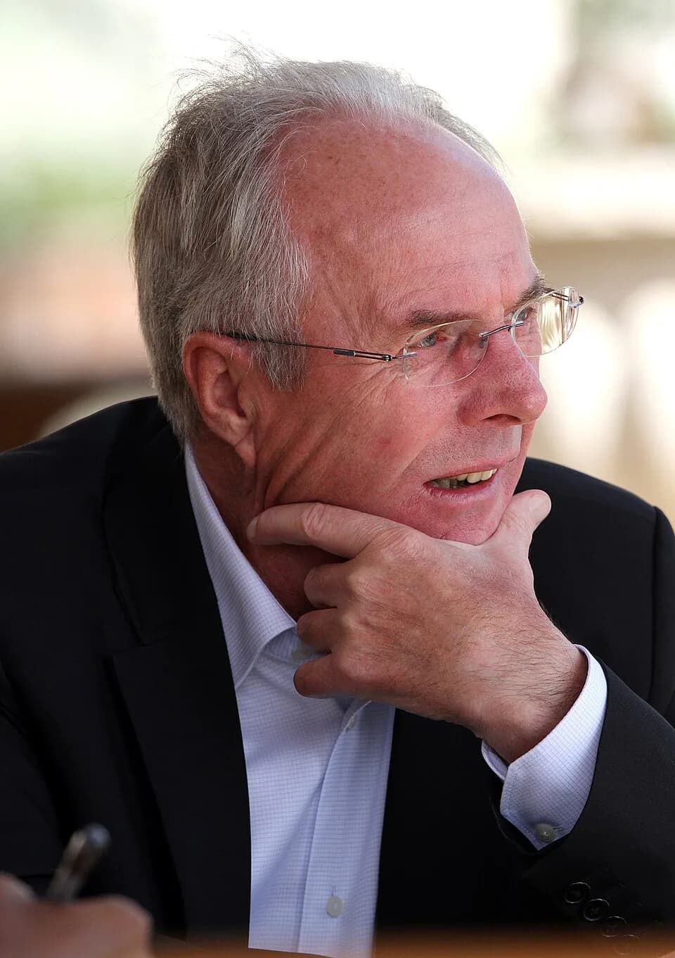 Sven-Göran Eriksson - Swedish football manager Sven Goran Eriksson during a visit to Doha.

Pic by Vinod Divakaran
