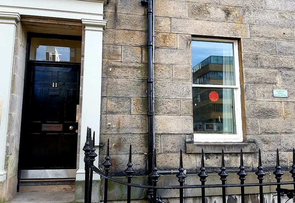 G. E. Moore - 11 Buccleuch Place, Edinburgh. G.E. Moore lived here 1904-1908.