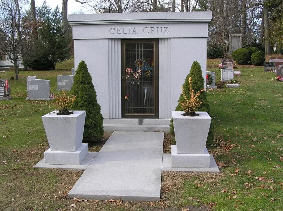 Celia Cruz - The private mausoleum of Celia Cruz in Woodlawn Cemetery, Bronx, NY