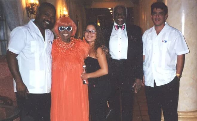 Celia Cruz - Kiwzo Fumero, Celia Cruz, Pedro Knight en sant metiendo arto vicio martin