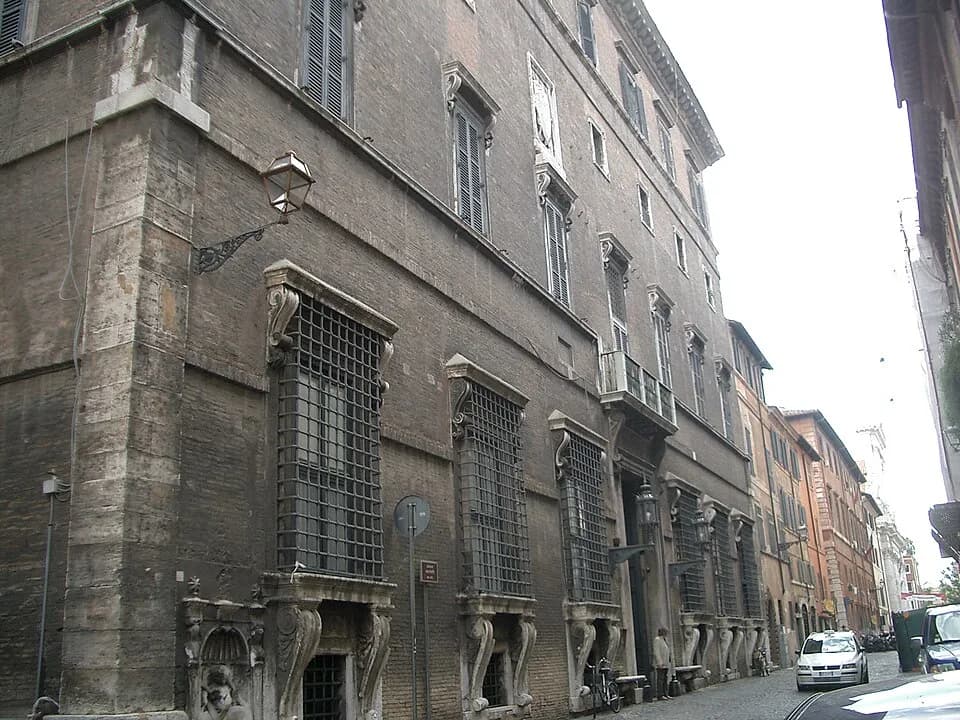 Ingeborg Bachmann - Palazzo Sacchetti in der Via Giulia (ROM), die letzte Adresse  Ingeborg Bachmanns in Rom